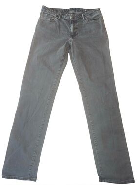 American Eagle Outfitters Men's Slim Straight Jeans - Charcoal Black Wash